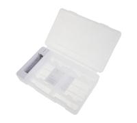 IMIKEYA Caja de Almacenamiento de Pilas AA AAA, Estuche Organizador de Pilas, Plástico, con Comprobador, Compartimentos de Precisión, Resistente a Golpes Humedad, para Uso Doméstico