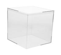 IMIKEYA Caja De Metacrilato Con Tapa Para Almacenaje De Artículos Pequeños Para Regalos