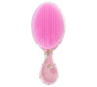 IMIKEYA Cepillo Cabello Infantil Transparente Ovalado Desenredante para Cabello Mojado Masajeador Suave para Cuero Cabelludo Portátil y Compacto para Uso en Casa y Viajes