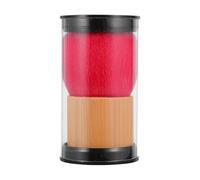 IMIKEYA Cepillo para Discos de Vinilo Pequeño Cerdas de Fibra Suaves y Mango de Madera Cepillo Antipolvo y Antiestático para Limpieza Segura de Vinilos Hogar y Estudio