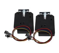 IMIKEYA Cerradura Electrónica Eléctrica para Cajones y Puertas Pequeñas, 2 Unidades, Control Eléctrico sin Cable, Material Metálico y Plástico, Adecuado para Hogares y Oficinas