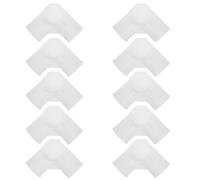 IMIKEYA Conector para Muebles de Plástico 10 Piezas 19mm, Conexión Triple y Cuádruple para Zapatero y Armario, Accesorios de Montaje Rápido para Estantes y Barra para Colgar Ropa,