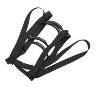 IMIKEYA Correa de Asistencia para Incorporarse Cama Negra Barra de Apoyo Ligera y Compacta 4 Asas Ayuda para Personas Mayores y Embarazadas para Levantarse Seguridad