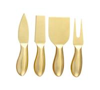 IMIKEYA Cortadores de Queso Inoxidable Kit Profesional para Cortar Rebanar y Untar Quesos Duros y Blandos Mango Ergonómico Resistente y Fácil de Limpiar