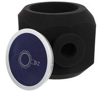 IMIKEYA Cubierta de Esponja para Micrófono Azul Que Reduce Viento y Ruido, Funda Ligera para Aislamiento Acústico en Grabación Interior