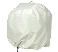 IMIKEYA Cubierta para Parrilla de Exterior Redonda, Funda para Barbacoa de Gas, 50x46 Cm, Beige, 210D Oxford, Protección contra Polvo, Agua y Rayos UV para Camping