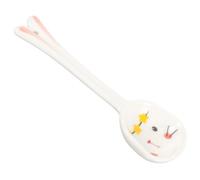 IMIKEYA Cuchara de Cerámica Estampado de Conejito, Ligera y Fácil de Llevar, Diseño Único para Decoración y Uso Doméstico en Cocina