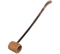 IMIKEYA Cucharón de Bambú para Baño Camping y Ceremonias de Té Scoop de Agua Natural Resistente y Seguro