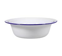 IMIKEYA Cuencos Esmaltados Vintage 3 Piezas 14cm 16cm 18cm, Tazón para Sopa y Ensalada, Cuenco de Mezcla Multiusos para Cocina y Hogar, Vajilla Resistente para Servir