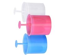 IMIKEYA de Fabricante de Burbujas Facial para Uso Color Aleatorio Diseño Simple y Funcional Kit de 3 Piezas de Plástico Pp y Abs, Botella Espumosa para Gel de Ducha
