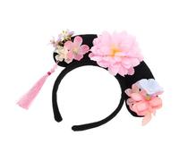 IMIKEYA Diadema De Concubina Floral Accesorios Chinos Para Mujer Estilo Vintage Dinastía Qing Para Fiestas y Disfraces