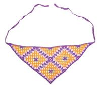 IMIKEYA Diadema de Crochet para Mujer, Pañuelo Triangular Tejido a Mano, Banda Cabello Morada, Accesorios Estéticos Cabello, Uso Diario y Maquillaje, Bandana Ligera y Flexible
