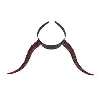 IMIKEYA Diadema De Cuerno Para Halloween Aro De Pelo De Bruja De Plástico Para Disfraz De Cosplay Para Mujeres Niñas y Adultos Accesorios De Fotografía De Cuernos Fantasma