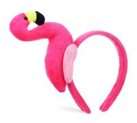 IMIKEYA Diadema De Flamenco Rosa Para Adultos Diadema Divertida De Maquillaje Cuidado Facial Accesorio Ligero Fácil De Usar Para Fiestas Ocasiones Especiales