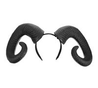 IMIKEYA Diadema de Halloween Cuernos Negros para Fiesta de Fantasmas Aro Pelo Decorativo Accesorio Creativo y Divertido para Disfraz y Maquillaje Festivo