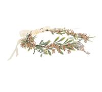IMIKEYA Diadema Ligera y Cómoda para Mujer Diseño en Forma de V de Flores Adecuado para Bodas y Sesiones de Obsequios