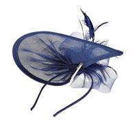 IMIKEYA Diadema Mini Sombrero De Copa Ajustable De Malla Con Y Para Fiesta Té Boda Invitada Garden