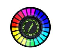 IMIKEYA Difusor De Fragancia Para Coche Clip, Lámpara Ambiental Led Rgb Control Por Voz, Luces Decorativas Para Ventilación De Auto, Accesorio De Aromaterapia Para Conductor y Viaje