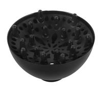 IMIKEYA Difusor para Secador de Pelo Negro, Accesorio de Plástico para Cabello Rizado, Protege del Calor y Distribuye Aire Uniformemente, Pack de 2 Piezas Compatible Boquillas de 4-4.8 Cm