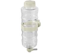 IMIKEYA Dispensador de Agua para Perros Colgante 946 Ml Verde, Botella Antigoteo para Jaulas, Bebedero Automático para Mascotas Pequeñas, Comedero Práctico Fugas