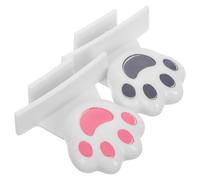 IMIKEYA Elevador de Tapa de Inodoro Soporte Abs 2 Piezas Forma de Garra de Gato Fácil de Instalar Color Aleatorio para Baño en Oficinas y