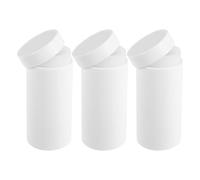 IMIKEYA Envases Vacíos de Desodorante en Barra Reutilizables 30g Set de 3 Tubos de Plástico Sistema de Rosca Contenedores Compactos Ideales para Viaje y Bricolaje