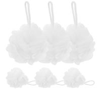 IMIKEYA Esponja de Baño Portátil 6 Piezas Malla Exfoliante para Ducha Resistente al Desgaste Masaje Corporal y Limpieza Profunda para Uso Diario y Viaje