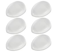 IMIKEYA Esponjas de Silicona para Maquillaje 6 Pcs, Mini Borla de Polvo Reutilizable para Rostro, Textura Elástica y, Lavables y Portátiles, Accesorio Adecuado para Aplicación