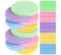 IMIKEYA Esponjas Faciales Comprimidas de Esponja para Limpieza Facial 120 Aplicador de Base Líquida, Expandible, Ideales para Mujeres y Niñas