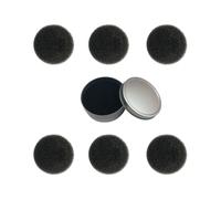 IMIKEYA Esponjas Limpiadoras para Brochas de Maquillaje Estuche Compacto de Secado Rápido 7 Piezas 1 Esponja de Capa Simple y 6 Recambios de Algodón Herramienta para Limpieza Seco