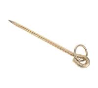 IMIKEYA Estaca para Perros de Alta Resistencia 30 Cm, Ancla de Tierra para Atar Ovejas y Ganado, Estaca de Amarre para Exteriores en Jardinería y Cría de Animales