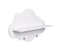 IMIKEYA Estante De Almacenamiento De Pared con Ganchos Decorativos Rack De Organización para Llaves Herramientas y Accesorios para Cocina Baño y Sala De Estar