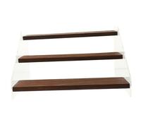 IMIKEYA Estantería Acrílica de Madera Maciza de Soporte para Figuras y Muñecos Resistente y Estable para Exhibición Decorativa Hogar y Tienda