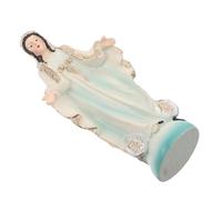 IMIKEYA Estatua de Nuestra Señora de Guadalupe Resina Mini Figura Católica Virgen María Decoración Religiosa para Altar y Mesa Regalo Navideño Cultural Mexicano