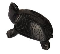 IMIKEYA Estatua De Tortuga De Obsidiana Figura De Tortuga De Piedra De Cristal Tallada A Mano Esculturas Coleccionables De Animales De Tortuga Amuleto Escultura De Fengshui para