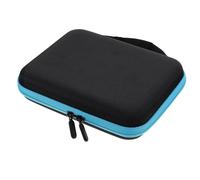 IMIKEYA Estuche Portátil para Aceites Esenciales 1-3 Ml con 63 Compartimentos, Organizador de Esmaltes de Uñas Azul, Bolsa de Viaje Resistente para Almacenamiento y Protección Diaria