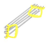 IMIKEYA Expansor de Pecho Resorte de Acero, Cuerda Expansora de Pecho Amarilla para Ejercicio Seguro y Fitness en Interiores y Exteriores