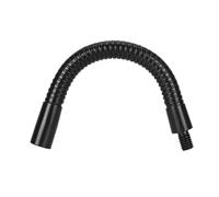 IMIKEYA Extensión de Soporte de Micrófono Negro 18 Cm Conexión 3/8 de Aleación, Manguera Flexible para Estudios, Transmisiones y Estaciones de Radio