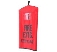 IMIKEYA Funda para Extintor 6kg Ventana Clara y Tejido Resistente, Cubierta Antipolvo para Exteriores en Parques y Patios, Protección contra Lluvia y Heladas para Seguridad