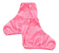 IMIKEYA Fundas para Botas de Patinaje de Poliéster Elásticas, Resistentes al Desgaste, Tamaño L, Color Rosa, 1 Par, Protección para Patines de Hielo y Uso en Hockey sobre Hielo