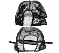 IMIKEYA Gorras de Peluca Elásticas Encaje y Parte en U 2 Piezas 41 U Forma de Borde y 43 U Forma de Hilo de Pesca Gorros de Malla Transpirables para Hacer Pelucas Unisex y Prácticas