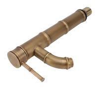 IMIKEYA Grifo de Cocina y Estructura Resistente de Cobre Dorado Superficie Pulida Grifo de Agua Fría y Caliente Adecuado para Accesorios de Cocina