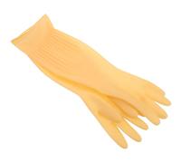 IMIKEYA Guantes de Cocina para Lavar Platos Impermeables y Antideslizantes de Látex Talla Mediana Color Amarillo 1 Par Ideales para Limpieza Doméstica y Tareas en Cocina