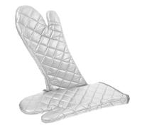 IMIKEYA Guantes Térmico Calor y al para Cocina y Barbacoa Resistencia para de Algodón Lino 2piezas Aislamiento Antideslizantes y Protectores Horno
