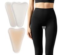 IMIKEYA Guardia íntima femenina de silicona, 3 piezas, forma de lágrima, reutilizable, invisible, para natación, aguas termales y ropa interior