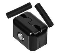 IMIKEYA Hebilla de Lazo de Aleación de Aluminio Negra, Clip Compacto para Cuerda de Reposaflechas Profesional, Accesorio Ligero para Tiro al Aire Libre