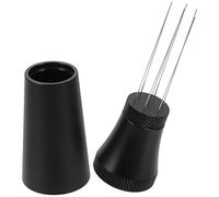 IMIKEYA Herramienta Distribución Café Aguja De Acero Inoxidable Con Soporte Agitador De Polvo Para Espresso Resistente y Fácil De Limpiar Para Extracción Uniforme y Mejora Sabor