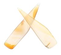 IMIKEYA Herramientas de Mantenimiento Profesional Juego de 2 Superficie Lisa, Color Marrón, Tamaño 7 Cm, Varios Estilos Varios estilos para Pulir Joyas de Oro y Plata Varios estilos