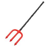 IMIKEYA Horquilla de Apoyo Roja de Plástico Ligera y Desmontable para Cosplay y Disfraz de Halloween, Accesorio Adecuado para Fiestas y Disfraces de Miedo