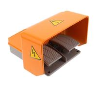 IMIKEYA Interruptor de Pie de Doble Pedal para Válvula Neumática con Mecanismo de Seguridad Preciso y Carcasa para Maquinaria Industrial